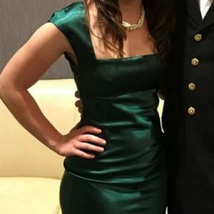 Green Ball Gown